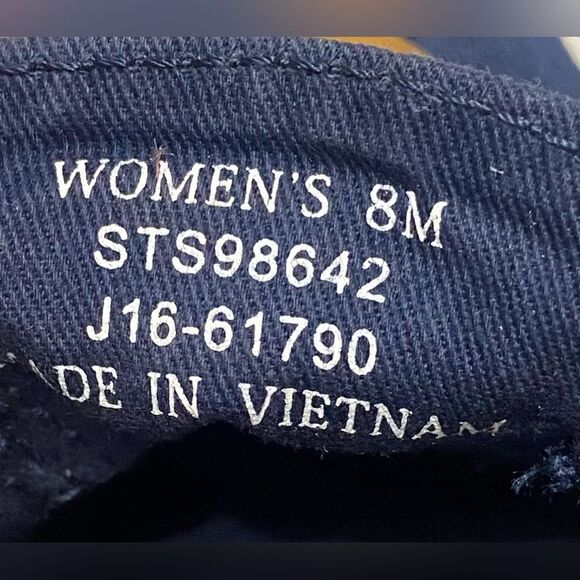 Sperry Top Sider Crest Vila Womens Size 8 Navy Shoes Sneakers Slip on Flats - Picture 11 of 11